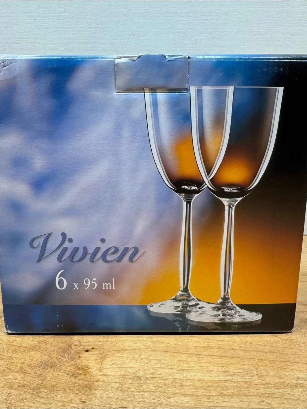 Crystal Wine Glasses 95ml - Set of 6 (Clear)